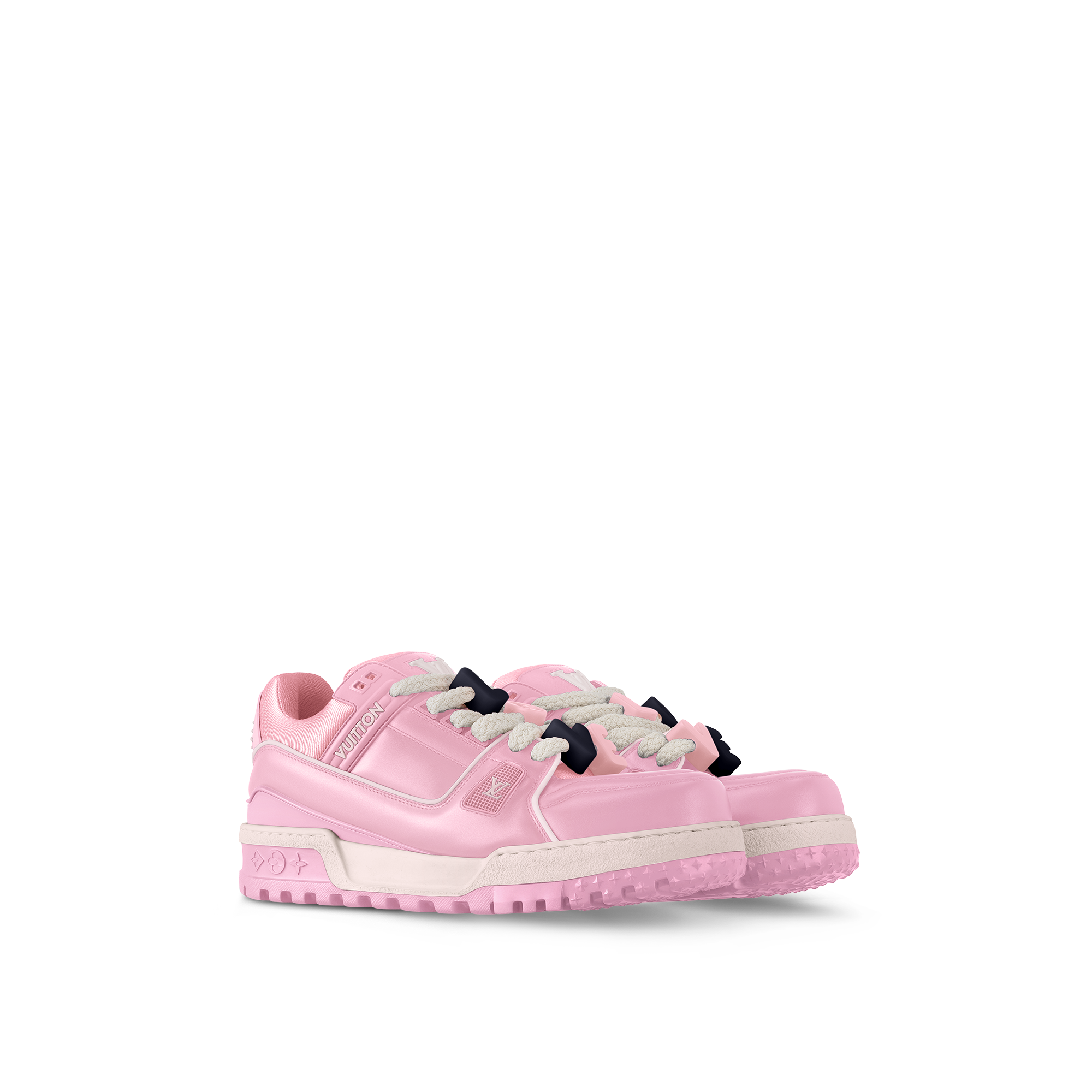 Pink louis vuitton sneakers online